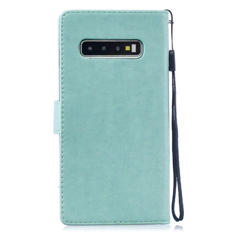For Galaxy S10 Plum Flowers Pattern Horizontal Flip Leather Case with Holder & Card Slots & Wallet & Lanyard