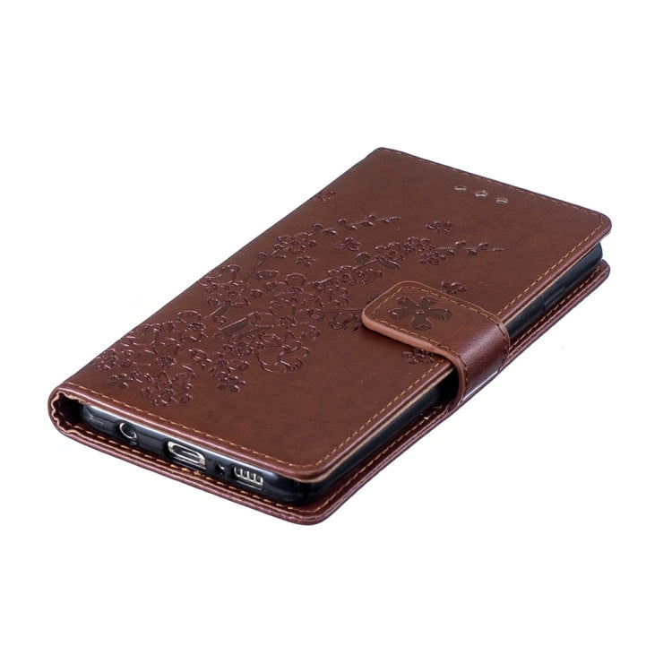 For Galaxy S10 Plum Flowers Pattern Horizontal Flip Leather Case with Holder & Card Slots & Wallet & Lanyard
