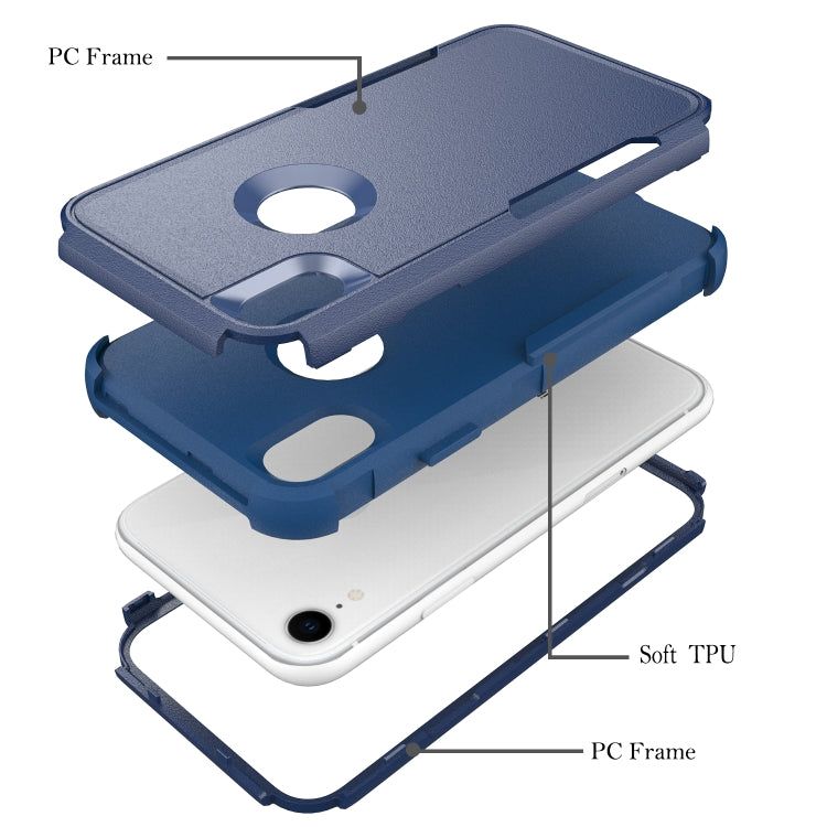 For iPhone XR TPU + PC Shockproof Protective Case