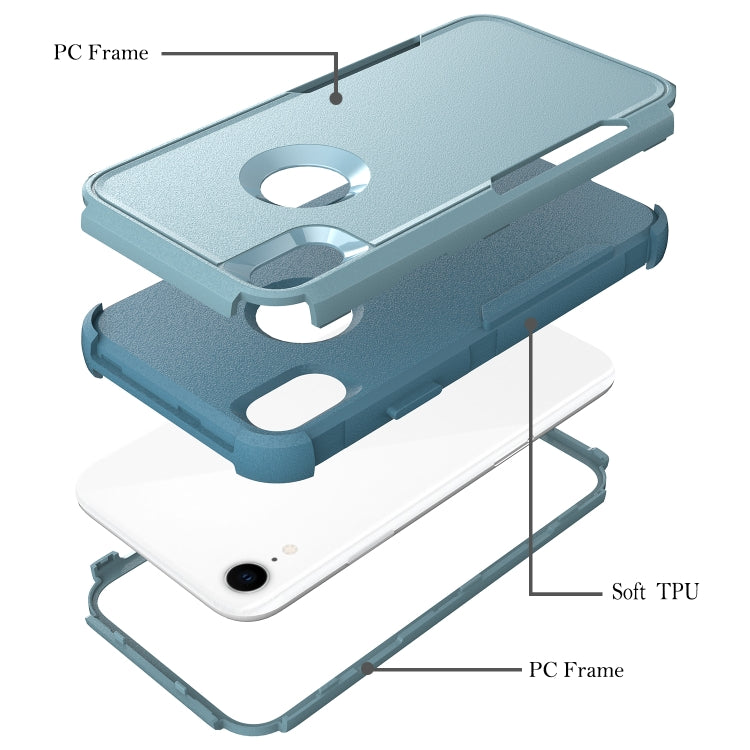 For iPhone XR TPU + PC Shockproof Protective Case