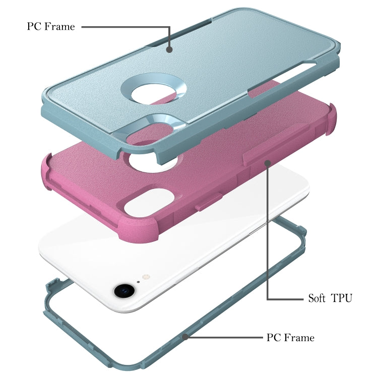 For iPhone XR TPU + PC Shockproof Protective Case