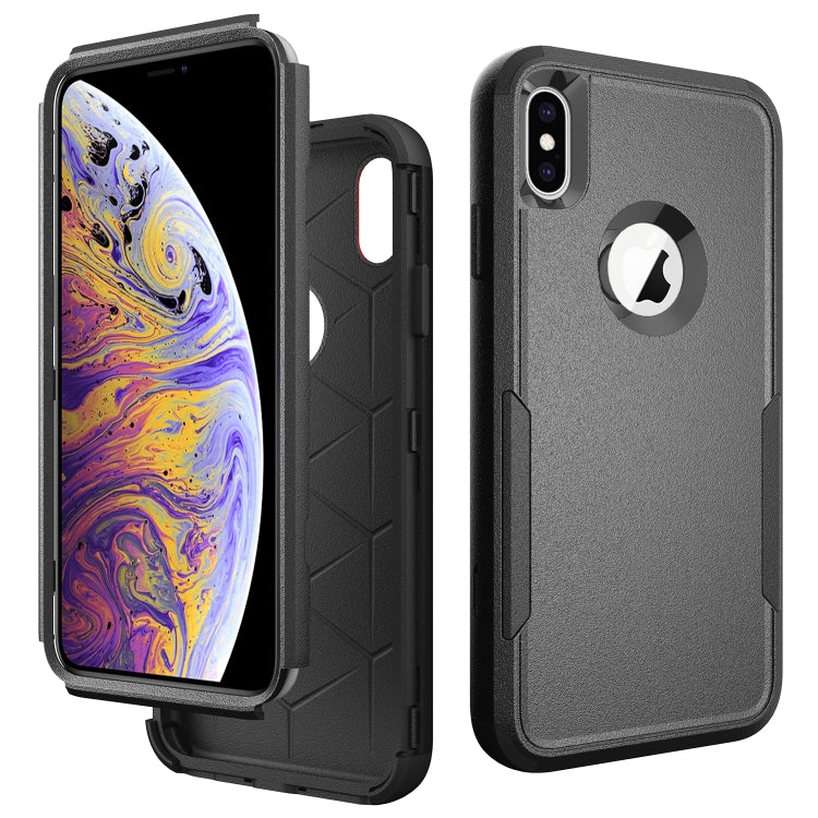 For iPhone XS Max TPU + PC Shockproof Protective Case