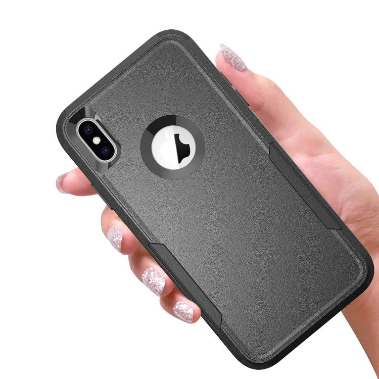 For iPhone XS Max TPU + PC Shockproof Protective Case