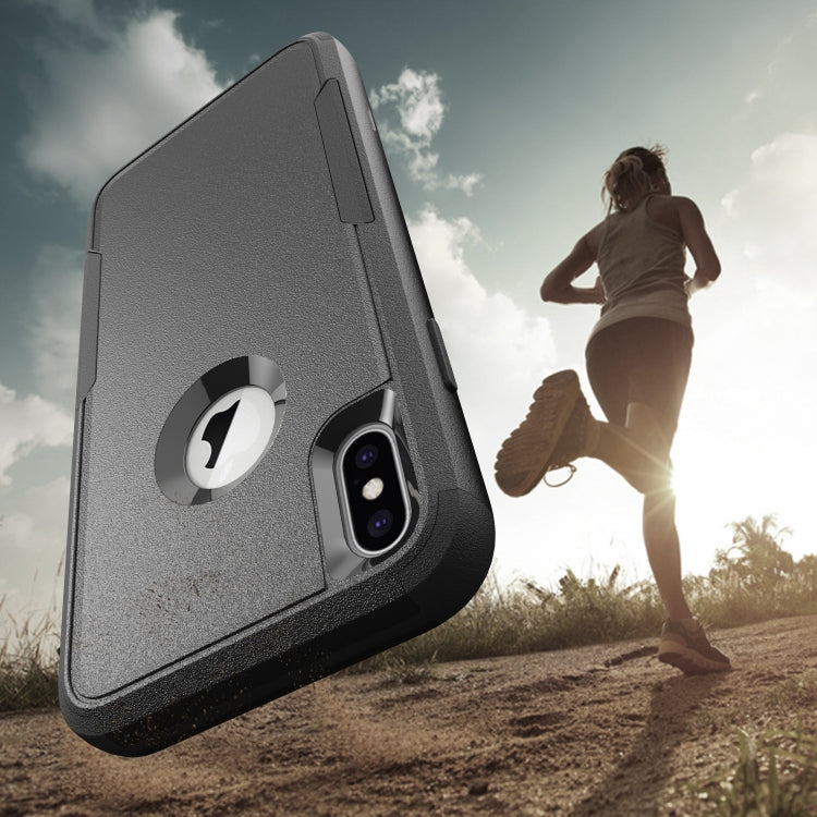 For iPhone XS Max TPU + PC Shockproof Protective Case