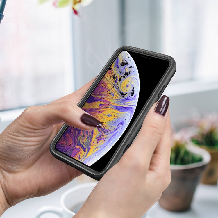 For iPhone XS Max TPU + PC Shockproof Protective Case