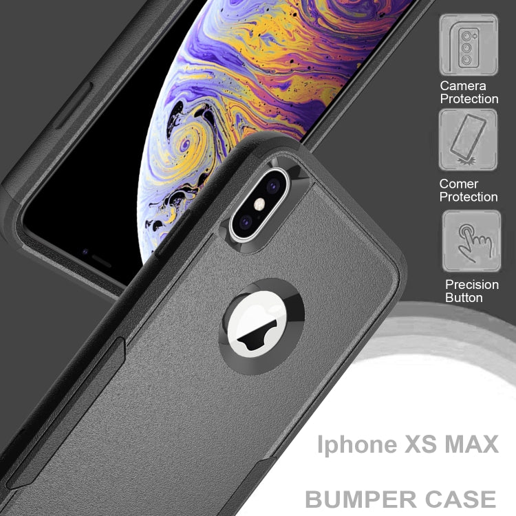 For iPhone XS Max TPU + PC Shockproof Protective Case