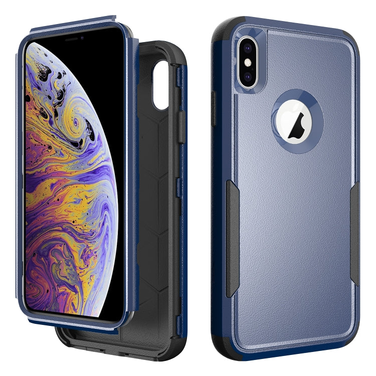 For iPhone XS Max TPU + PC Shockproof Protective Case