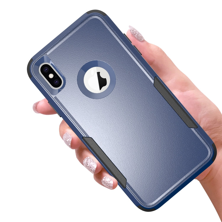 For iPhone XS Max TPU + PC Shockproof Protective Case