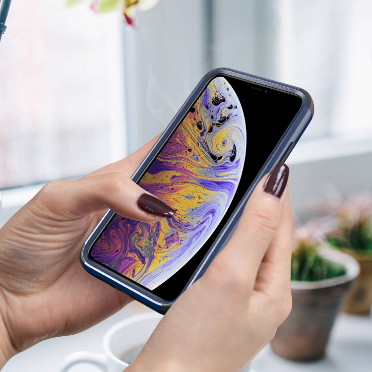 For iPhone XS Max TPU + PC Shockproof Protective Case