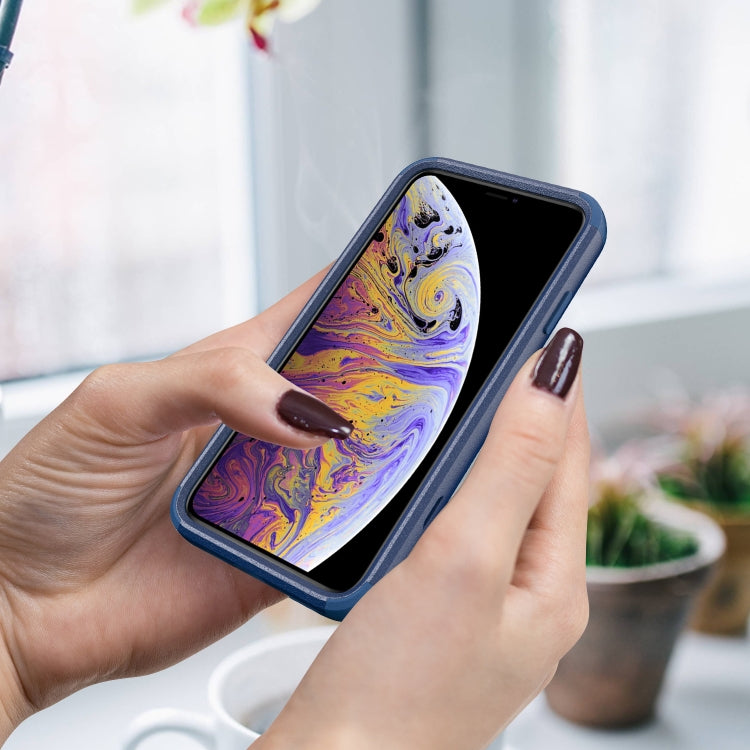 For iPhone XS Max TPU + PC Shockproof Protective Case