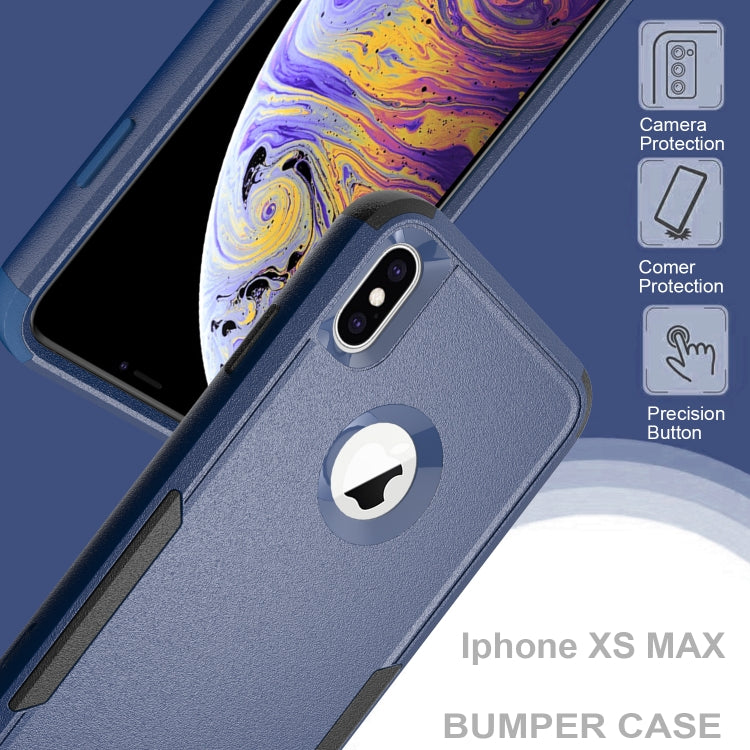 For iPhone XS Max TPU + PC Shockproof Protective Case