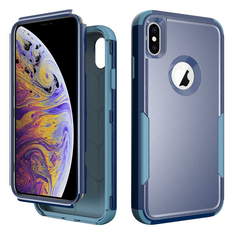 For iPhone XS Max TPU + PC Shockproof Protective Case