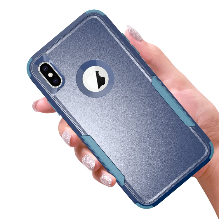 For iPhone XS Max TPU + PC Shockproof Protective Case