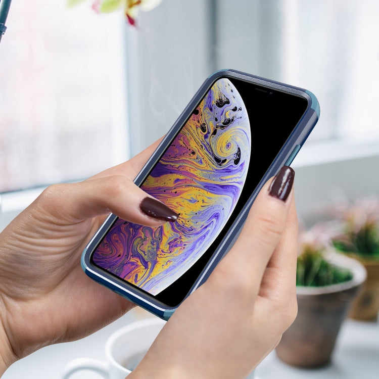 For iPhone XS Max TPU + PC Shockproof Protective Case