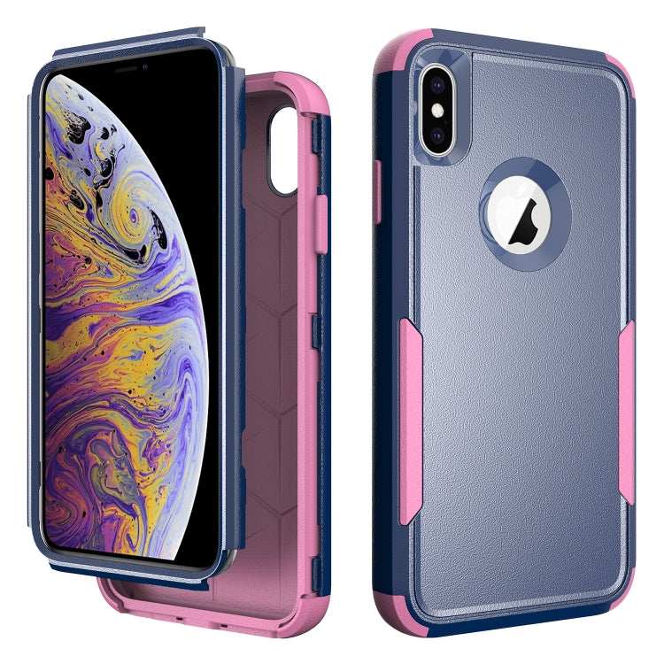 For iPhone XS Max TPU + PC Shockproof Protective Case