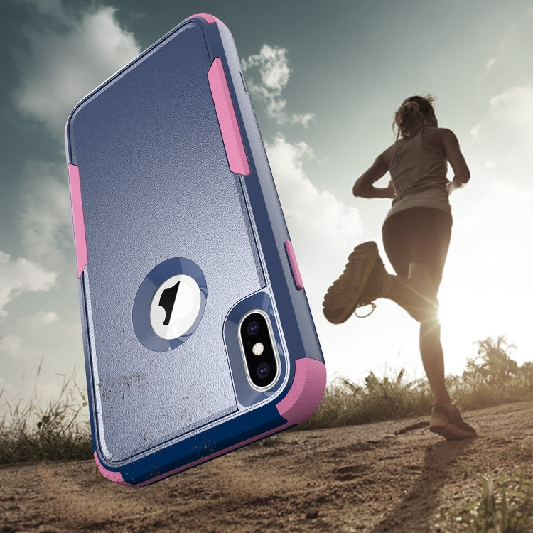 For iPhone XS Max TPU + PC Shockproof Protective Case