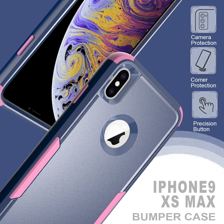 For iPhone XS Max TPU + PC Shockproof Protective Case
