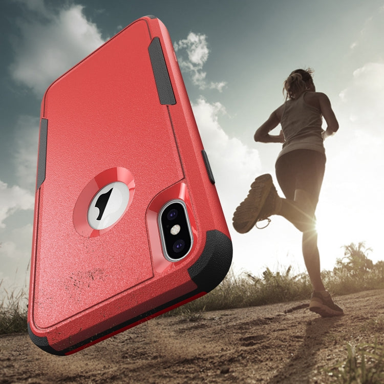 For iPhone XS Max TPU + PC Shockproof Protective Case