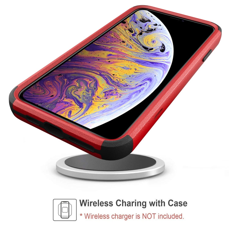 For iPhone XS Max TPU + PC Shockproof Protective Case