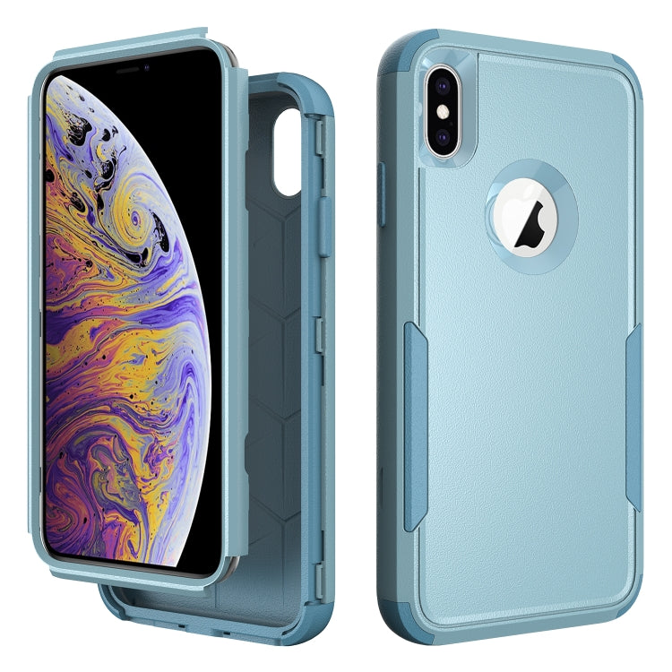 For iPhone XS Max TPU + PC Shockproof Protective Case