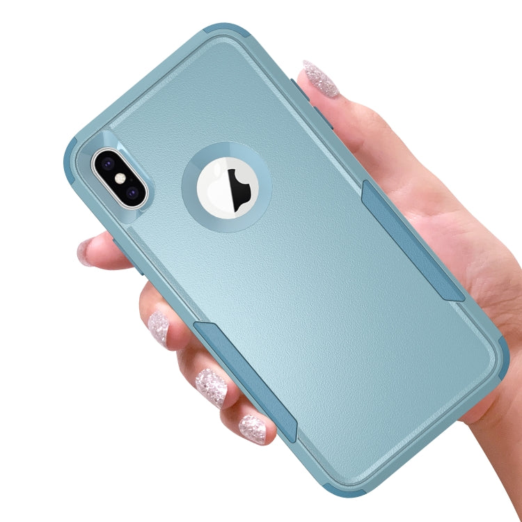 For iPhone XS Max TPU + PC Shockproof Protective Case