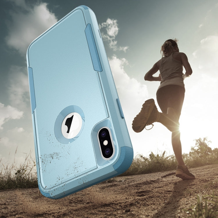 For iPhone XS Max TPU + PC Shockproof Protective Case