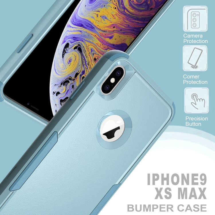 For iPhone XS Max TPU + PC Shockproof Protective Case