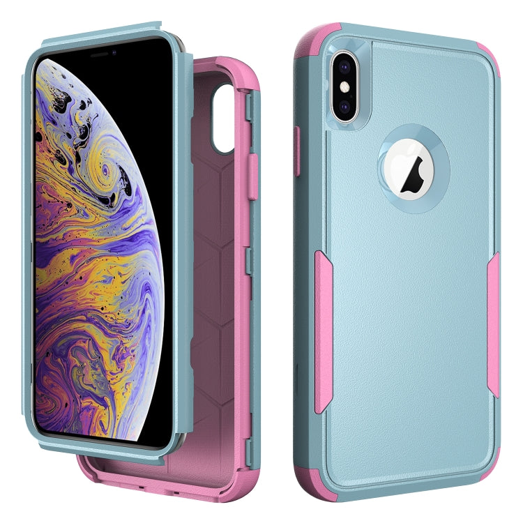 For iPhone XS Max TPU + PC Shockproof Protective Case