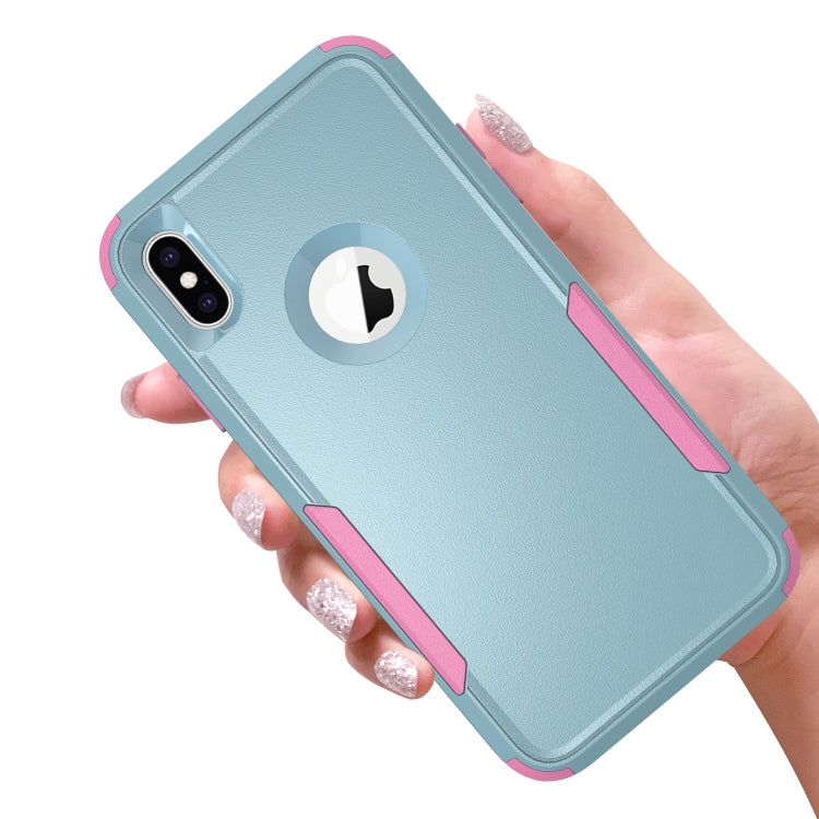 For iPhone XS Max TPU + PC Shockproof Protective Case
