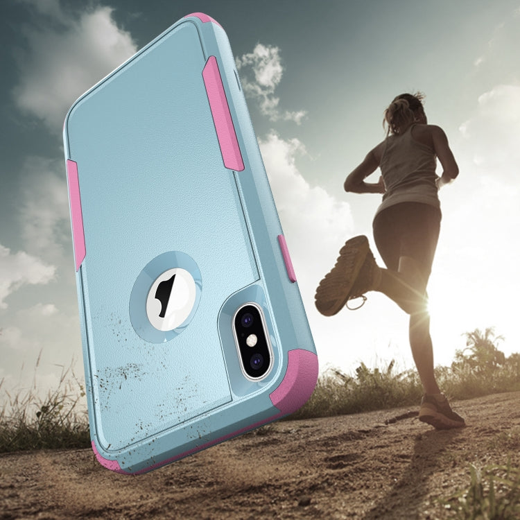 For iPhone XS Max TPU + PC Shockproof Protective Case