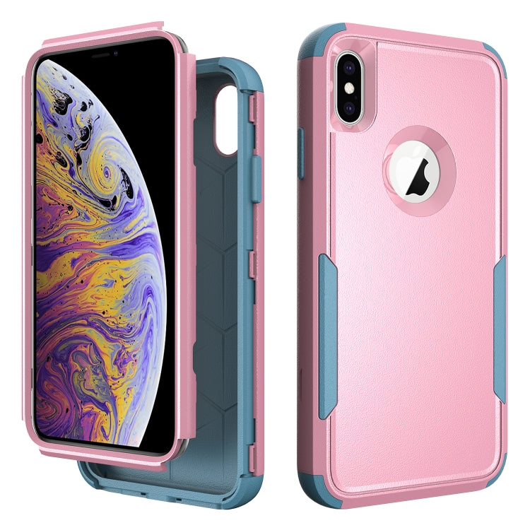 For iPhone XS Max TPU + PC Shockproof Protective Case