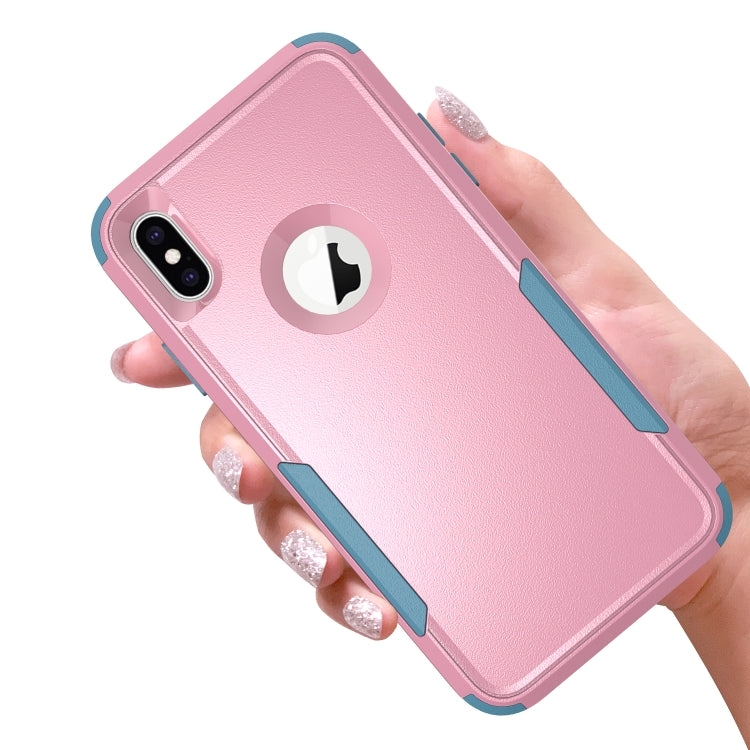 For iPhone XS Max TPU + PC Shockproof Protective Case