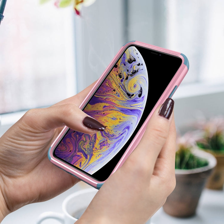 For iPhone XS Max TPU + PC Shockproof Protective Case