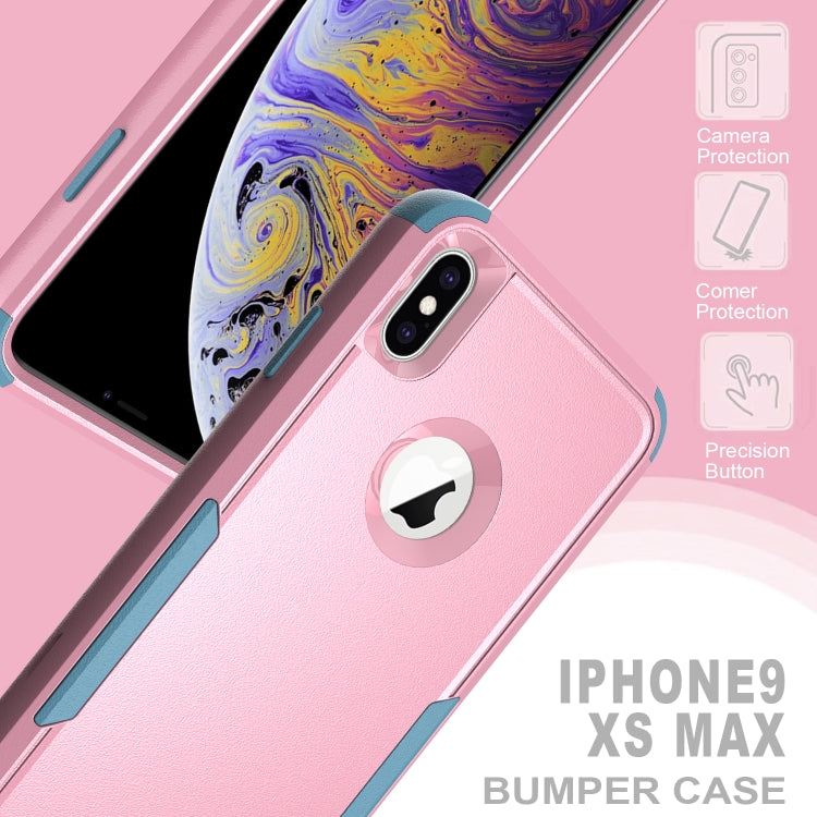 For iPhone XS Max TPU + PC Shockproof Protective Case