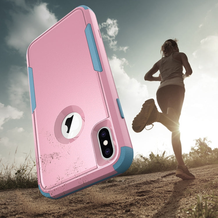 For iPhone XS Max TPU + PC Shockproof Protective Case