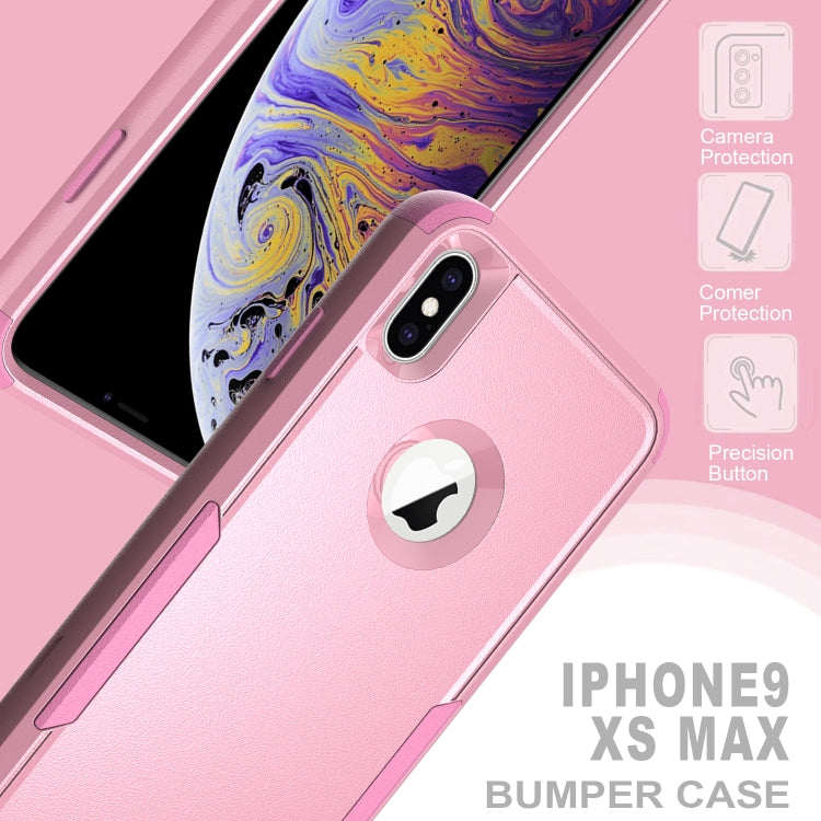 For iPhone XS Max TPU + PC Shockproof Protective Case