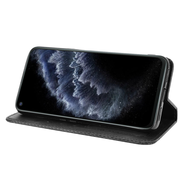 For Cubot C30 Magnetic Buckle Retro Texture Horizontal Flip Leather Case with Holder & Card Slots & Photo Frame