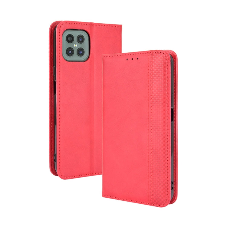 For Cubot C30 Magnetic Buckle Retro Texture Horizontal Flip Leather Case with Holder & Card Slots & Photo Frame
