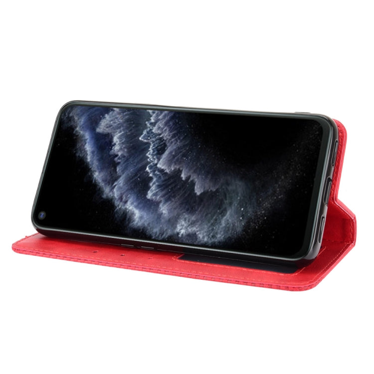 For Cubot C30 Magnetic Buckle Retro Texture Horizontal Flip Leather Case with Holder & Card Slots & Photo Frame