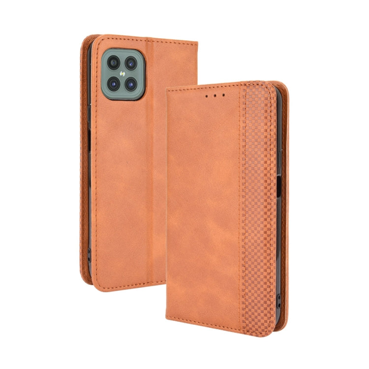 For Cubot C30 Magnetic Buckle Retro Texture Horizontal Flip Leather Case with Holder & Card Slots & Photo Frame