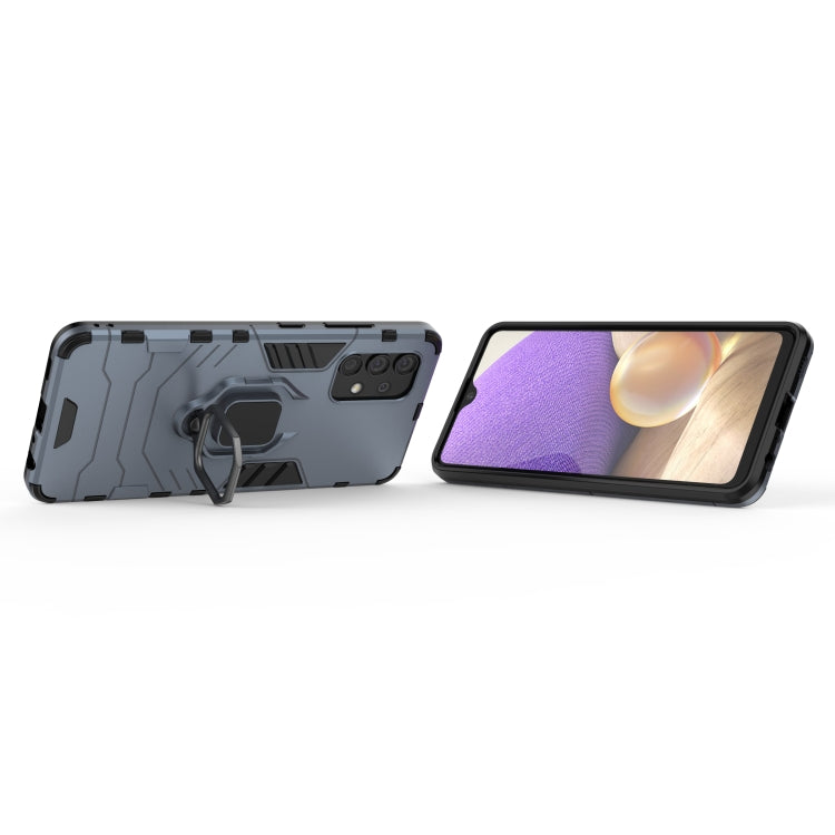 For Samsung Galaxy A32 4G PC + TPU Shockproof Protective Case with Magnetic Ring Holder