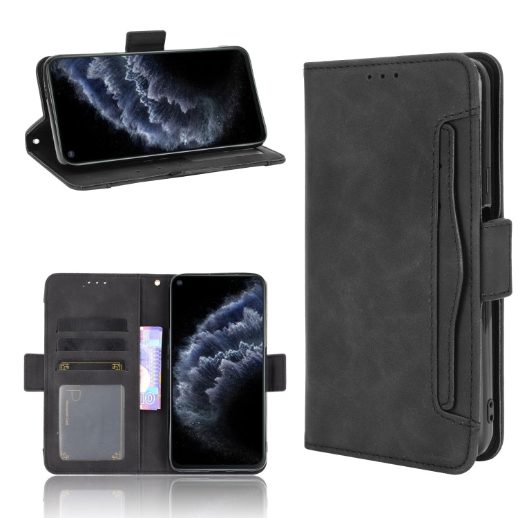 For Cubot C30 Skin Feel Calf Texture Horizontal Flip Leather Case with Holder & Card Slots & Photo Frame