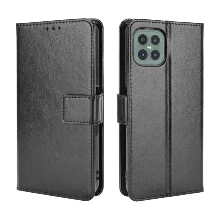 For Cubot C30 Retro Crazy Horse Texture Horizontal Flip Leather Case with Holder & Card Slots & Lanyard