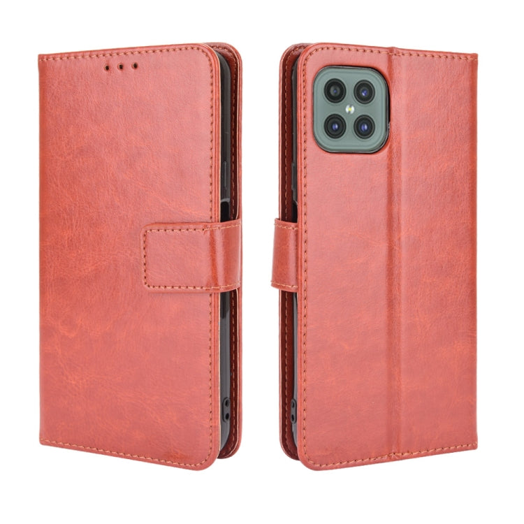For Cubot C30 Retro Crazy Horse Texture Horizontal Flip Leather Case with Holder & Card Slots & Lanyard