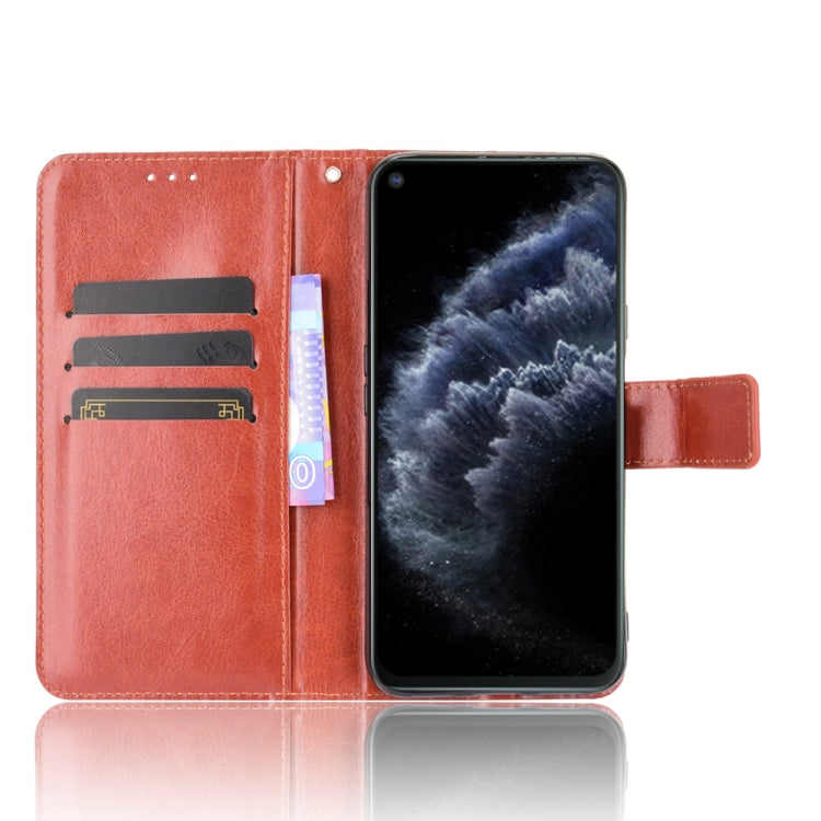 For Cubot C30 Retro Crazy Horse Texture Horizontal Flip Leather Case with Holder & Card Slots & Lanyard