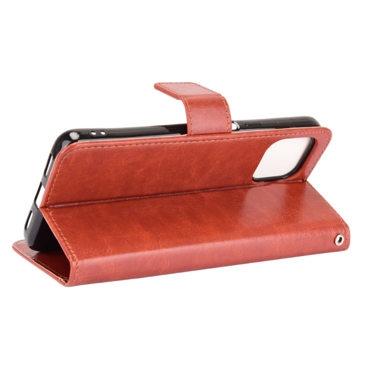 For Cubot C30 Retro Crazy Horse Texture Horizontal Flip Leather Case with Holder & Card Slots & Lanyard