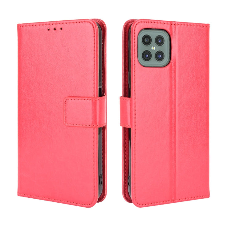For Cubot C30 Retro Crazy Horse Texture Horizontal Flip Leather Case with Holder & Card Slots & Lanyard