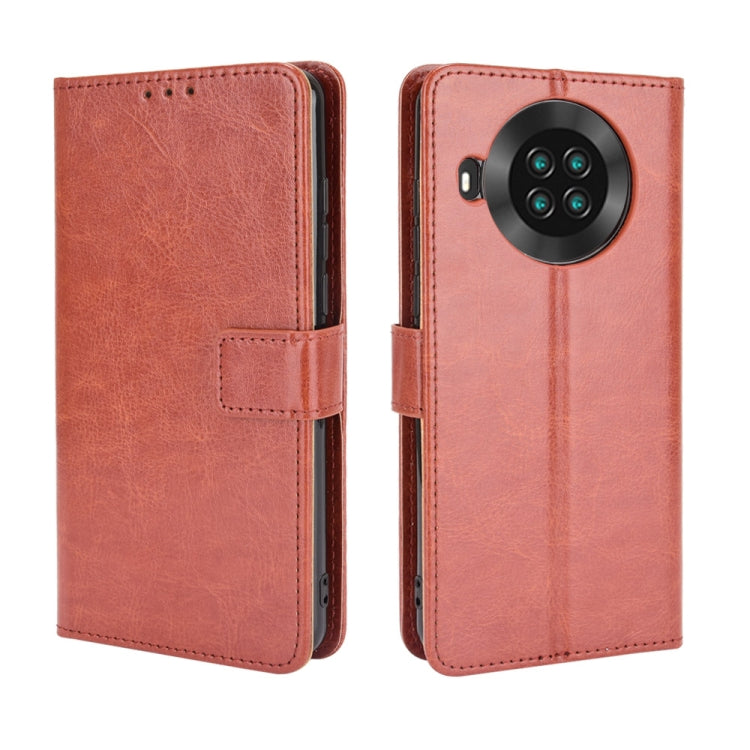 For Cubot Note 20 / Note 20 Pro Retro Crazy Horse Texture Horizontal Flip Leather Case with Holder & Card Slots & Lanyard