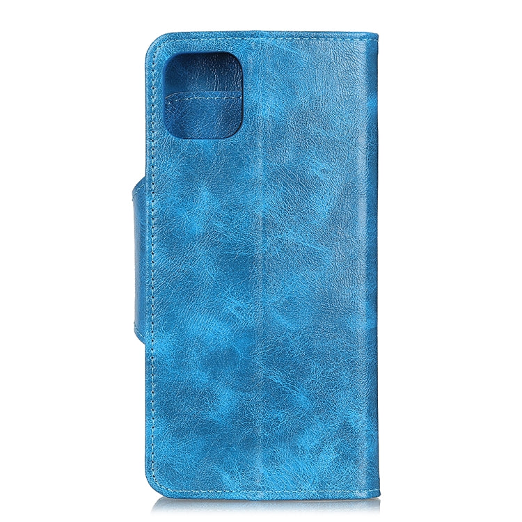 For iPhone 12 mini Crazy Horse Texture Horizontal Flip Leather Case with Holder & 6-Card Slots & Wallet