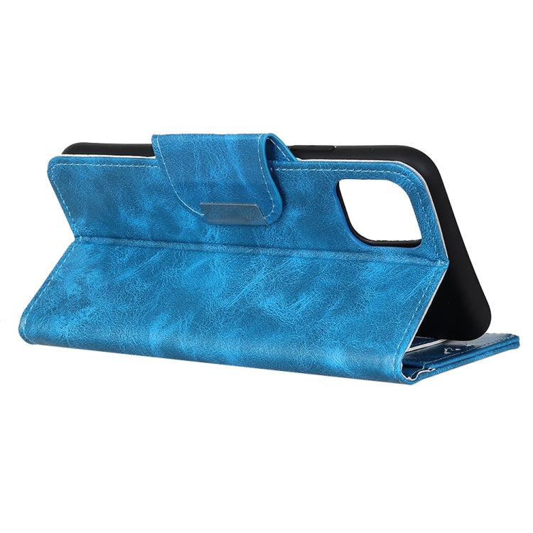 For iPhone 12 mini Crazy Horse Texture Horizontal Flip Leather Case with Holder & 6-Card Slots & Wallet